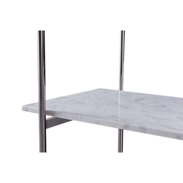 Ivy Bronx Abcde 120cm W Rectangular Leaning/Ladder Desk & Bookshelf